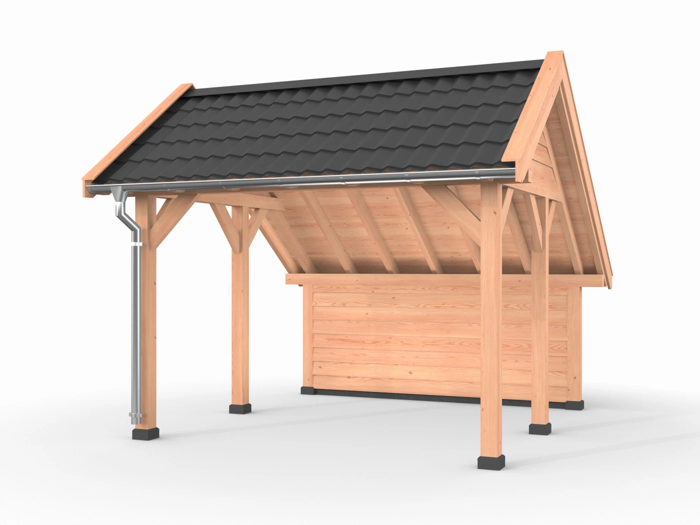 Douglas Kapschuur, 400 x 400, met achterwand, Westwood Deluxe - Afbeelding 1